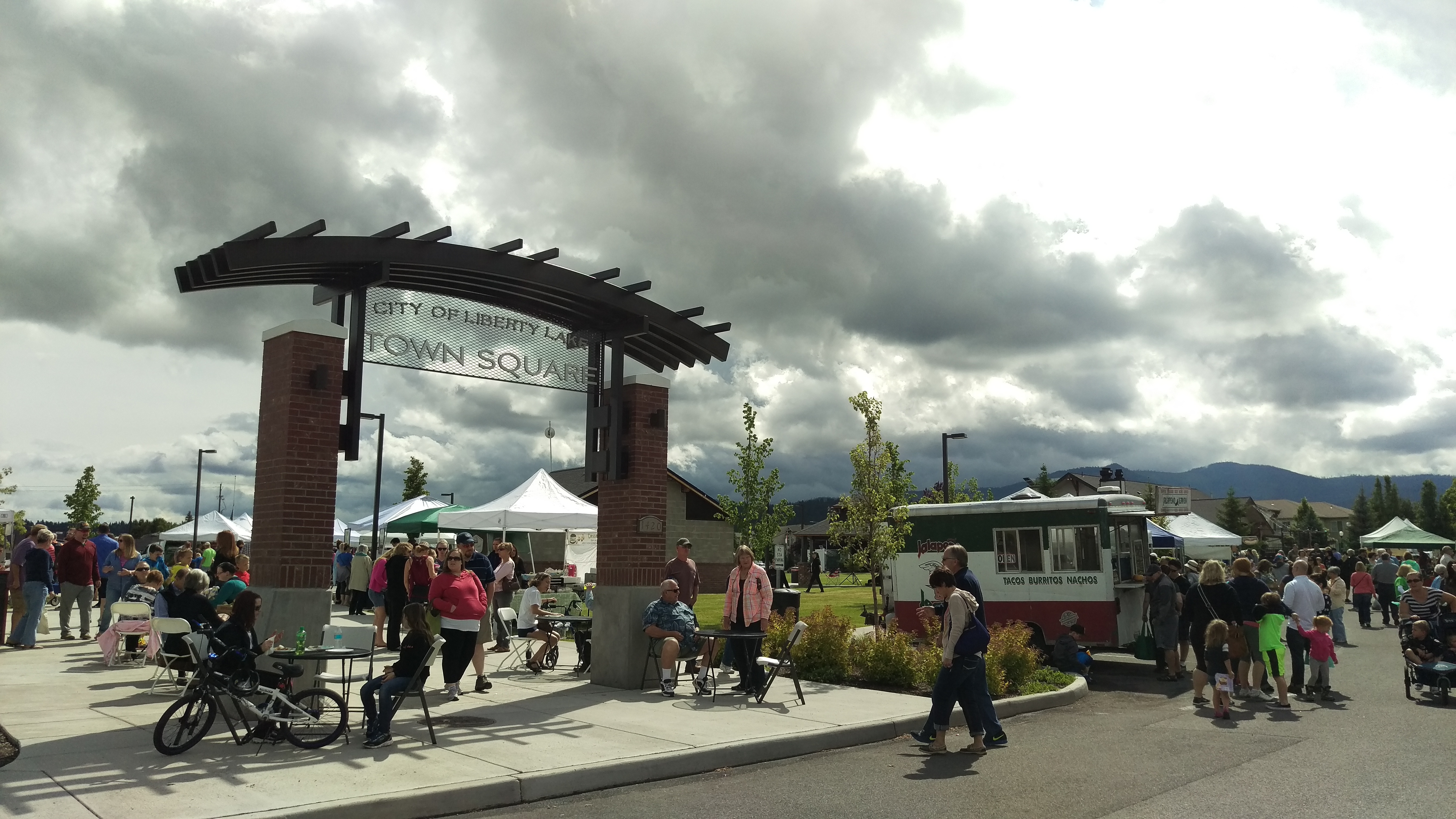 Farmer's market in Liberty Lake