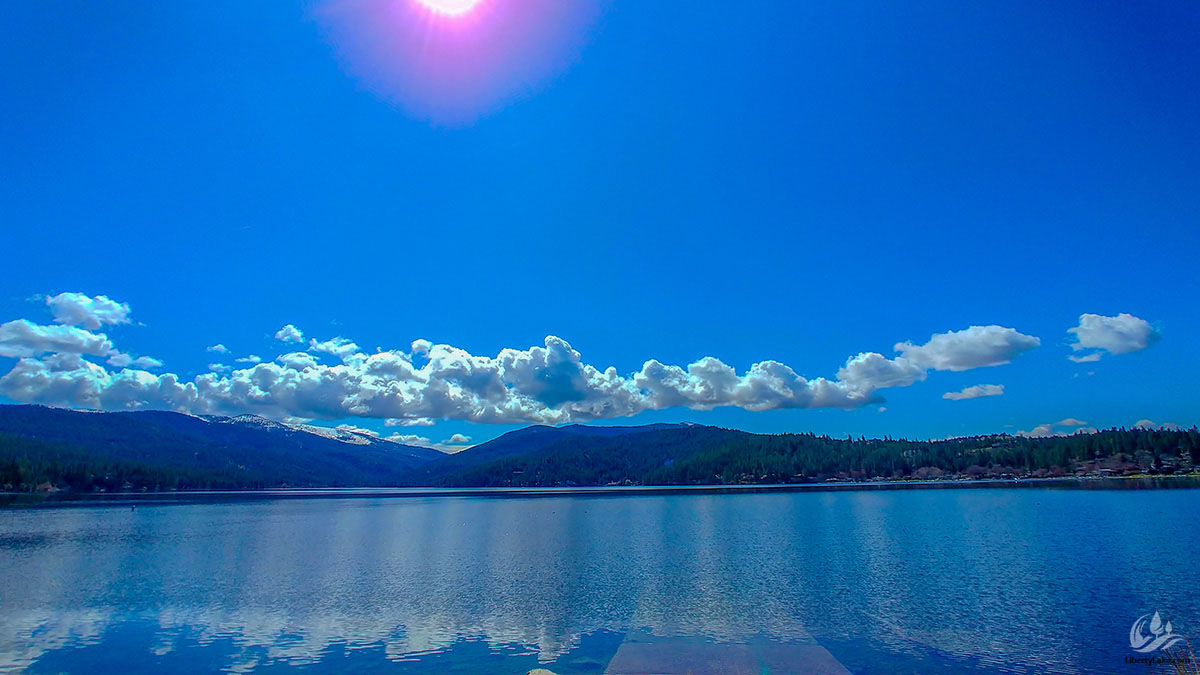 Liberty Lake from the boat ramp