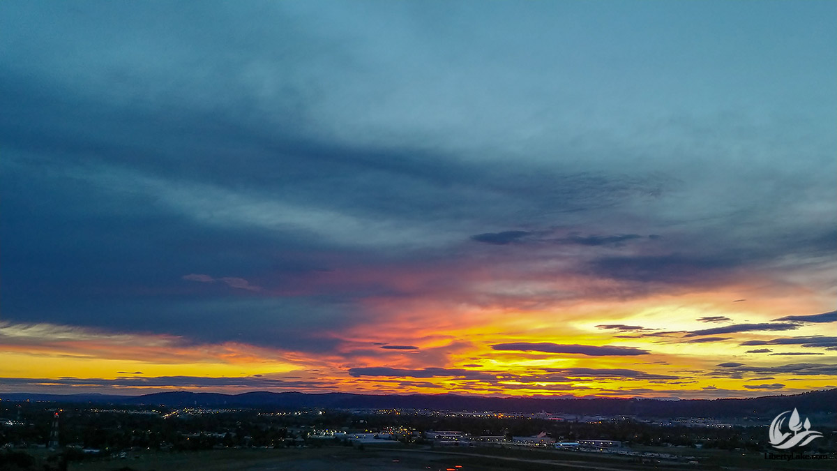Liberty Lake sunset