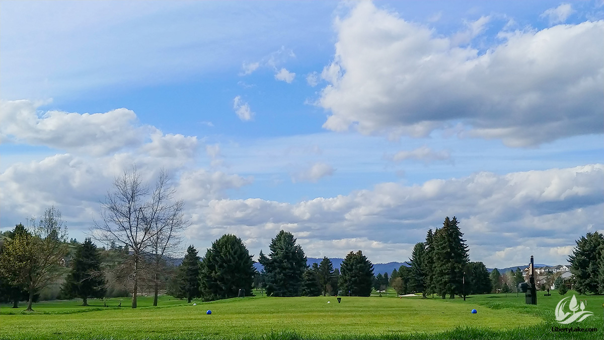 Trailhead golf course view
